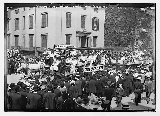 Labor Day Parade, float of Women's Trade Union League,...