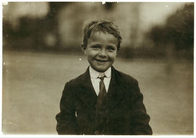 Tootsie, six yr. old news-boy, sells every day and Sunday...