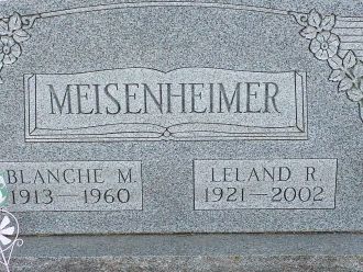 Blanche M. and Leland R Meisenheimer Gravesite