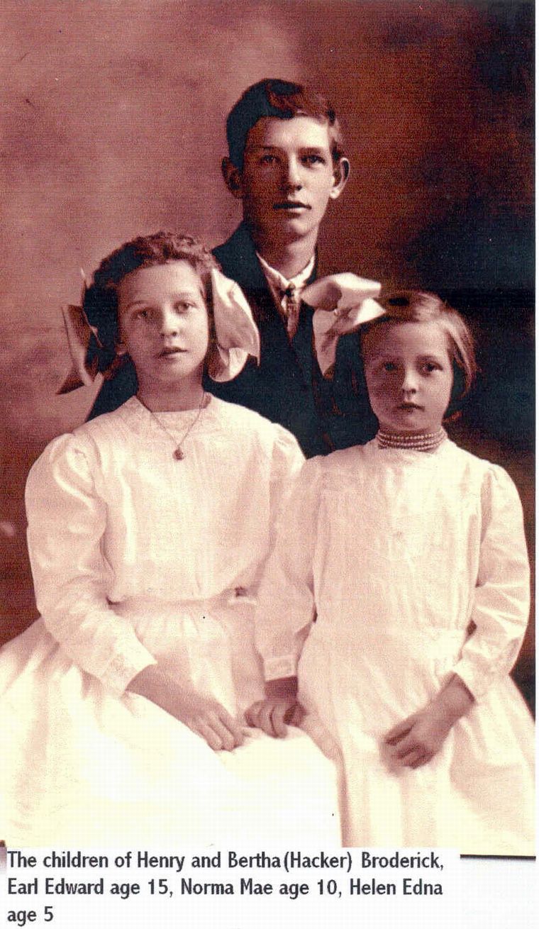 Children of Henry and Bertha Broderick