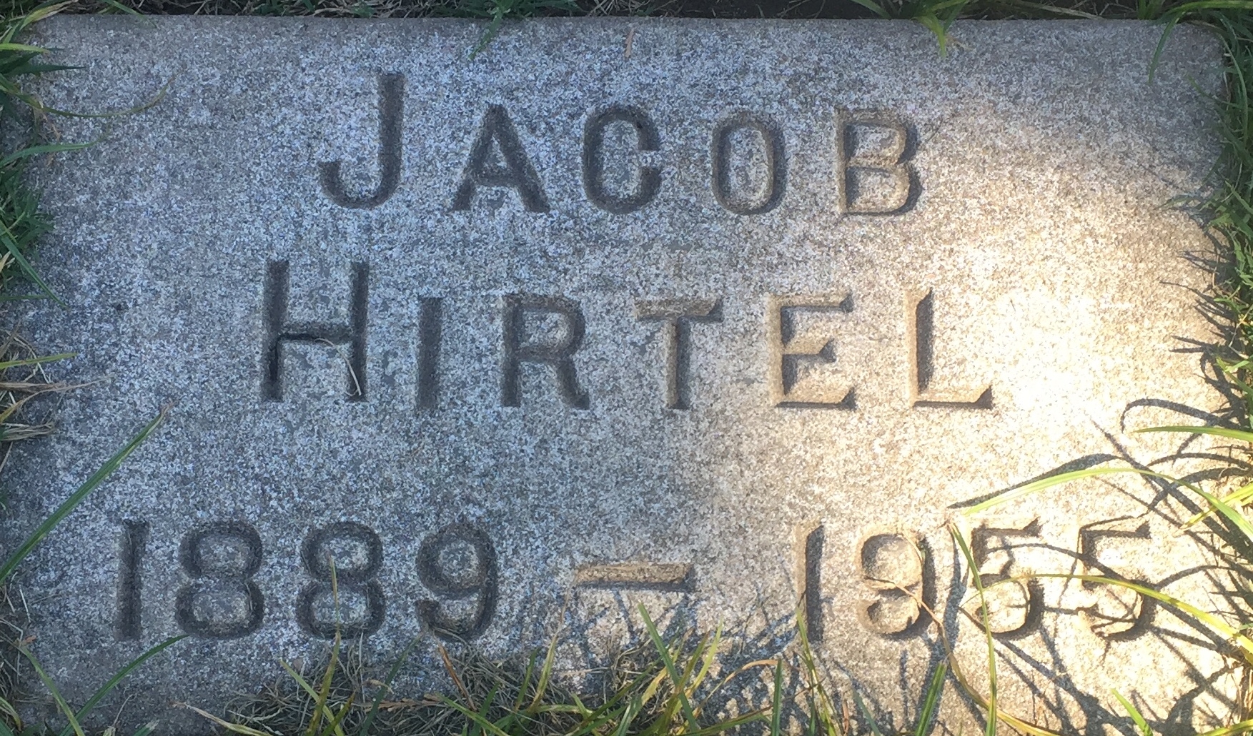 Jacob Hirtel Gravesite