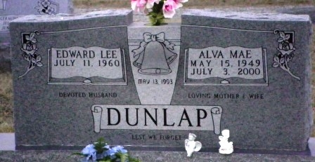 Alva M. (Scroggins) Dunlap gravesite