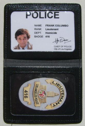 Lt. Columbo's Badge