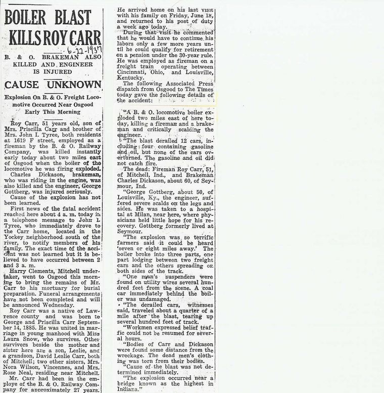News Article #1 About Roy Carr's Death