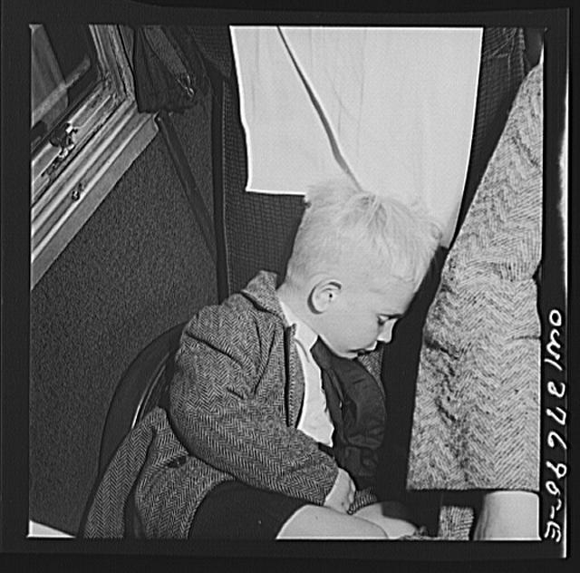 Passengers on a Greyhound bus bound for Chicago, Illinois...