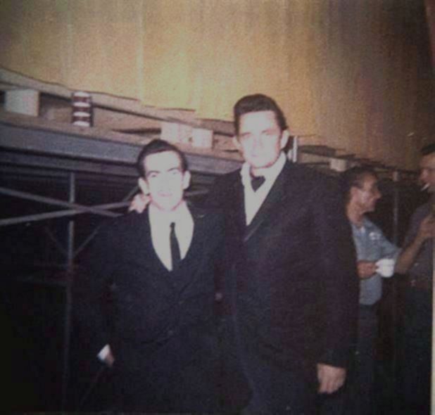 Johnny Cash and Lovell Webb