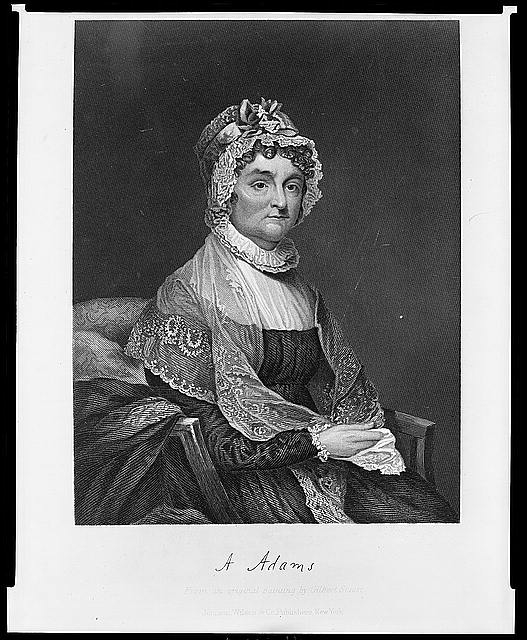 A. Adams / from an original painting by Gilbert Stuart.