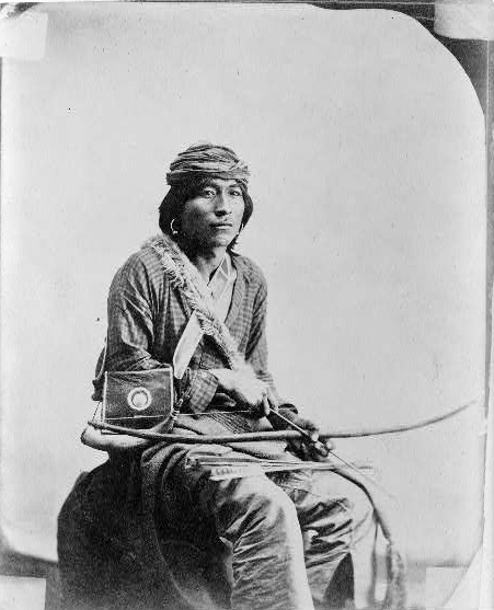 [Jim, a Navajo Indian, three-quarter length portrait,...