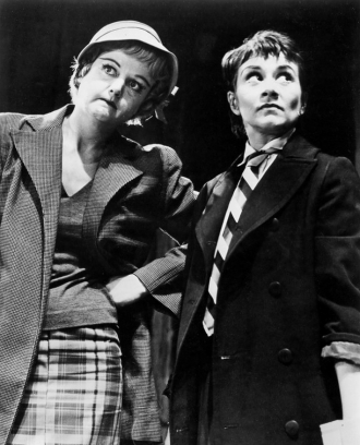 Angela Lansbury andJoan Plowright