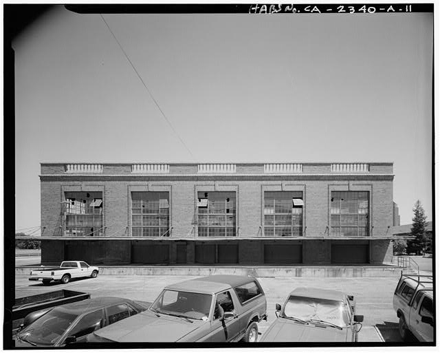 View of American Railway Express Building, facing east....