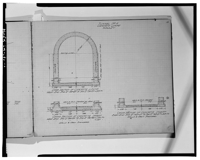 6. 'Tunnel No. 6, Concrete Lining,' Southern Pacific...