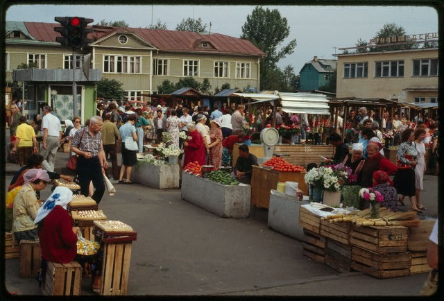 Central market, Petrozavodsk, Russia