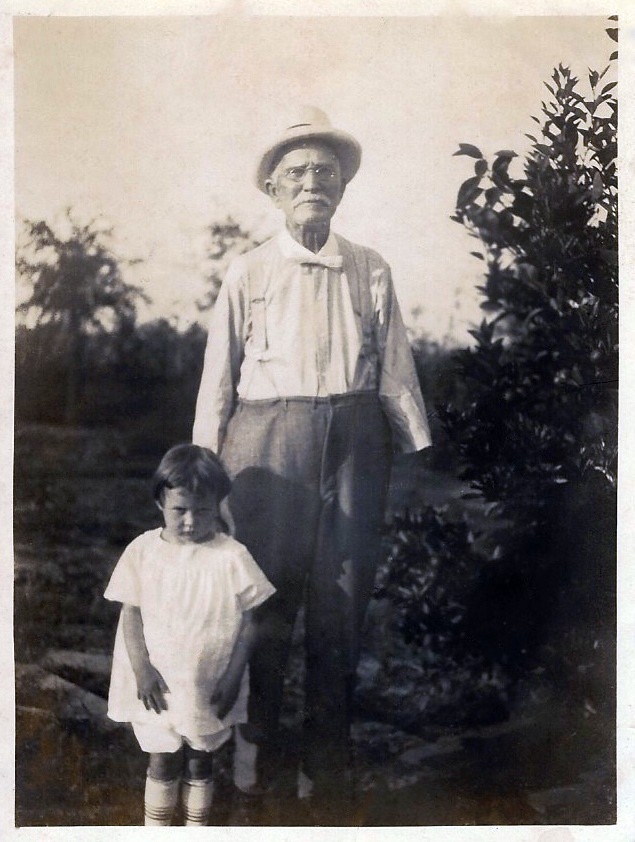 Mary Leonard 1918-2013 and grandfather, Daniel R. Leonard 1846-1924.