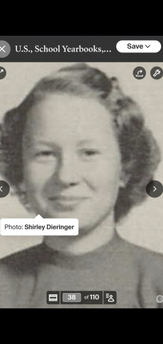 Shirley Dieringer Yearbook photo 
