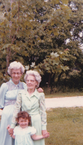 Me with Grandma and Aunt Ellen