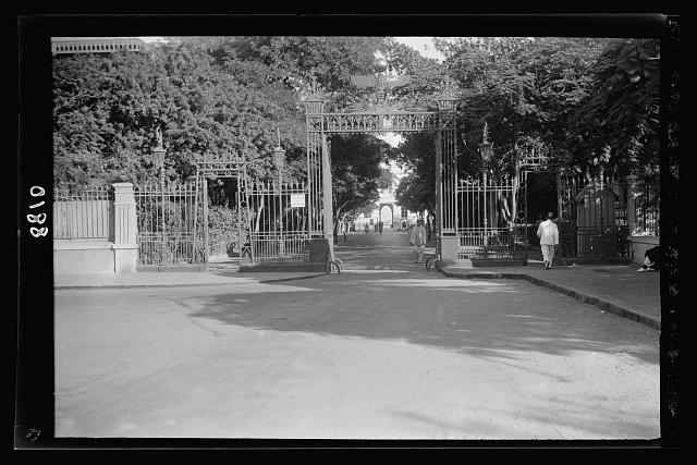 Egypt. Port Said. Outer entrance to the entrance of Suez...