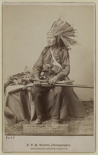 "Little," the instigator of Indian revolt at Pine Ridge