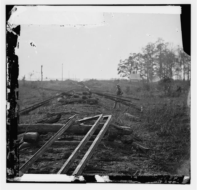 [Virginia. Tracks of the Orange & Alexandria Railroad,...