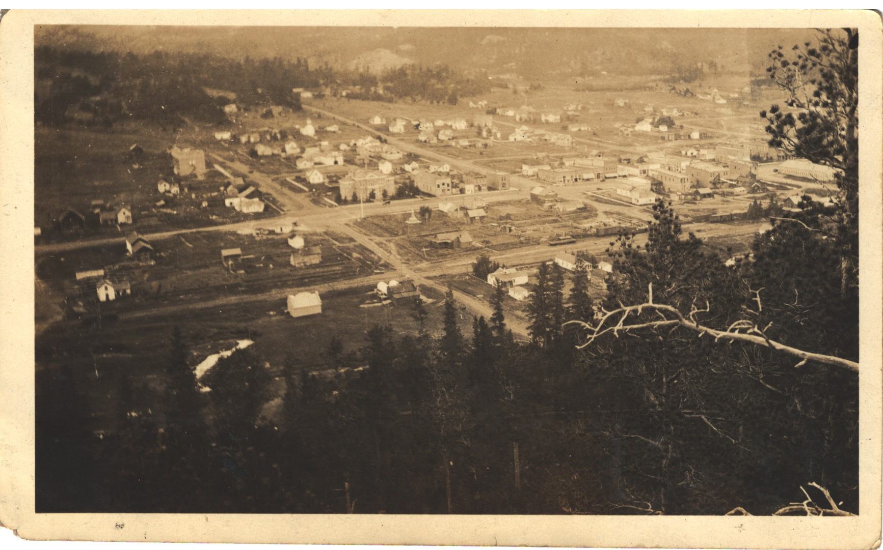 Bird's Eye View Custer South Dakota