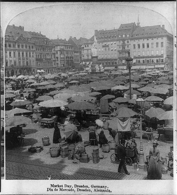Market Day, Dresden, Germany