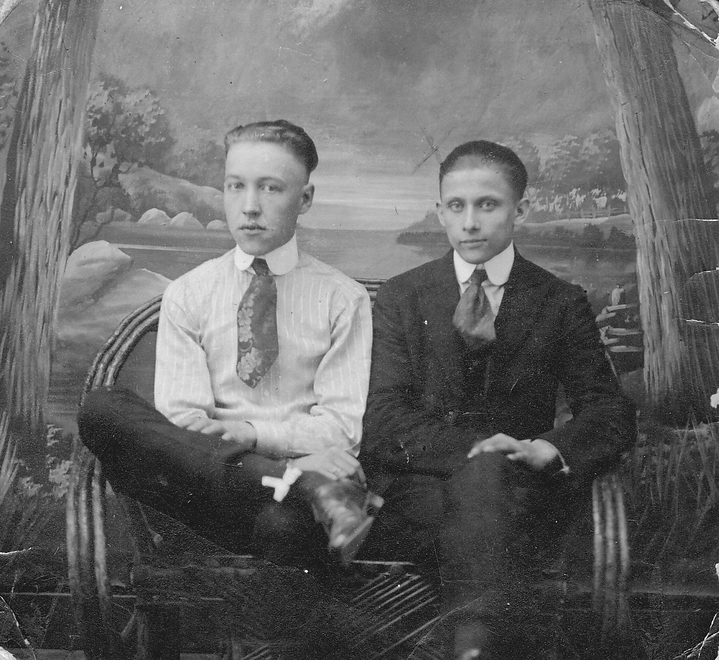 Joseph Heckman and friend