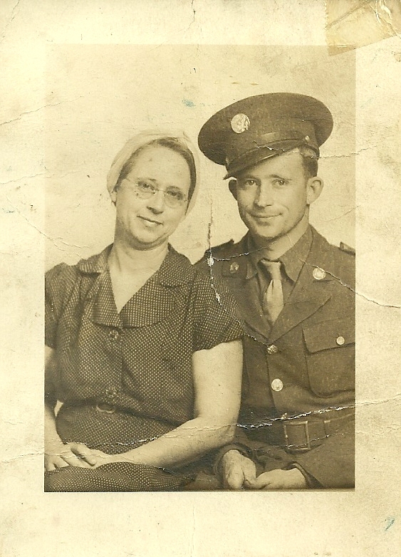 Mattie Hulse Bowie and Soldier Binnie Bailey Hulse (brother and sister)