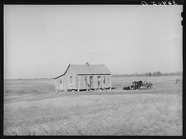Cabin of Negro farmer in McIntosh County, Oklahoma