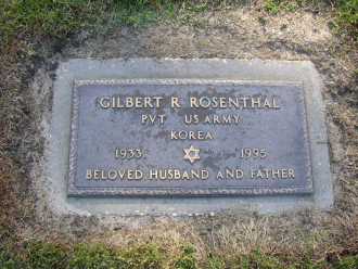 Gilbert R Rosenthal Gravesite