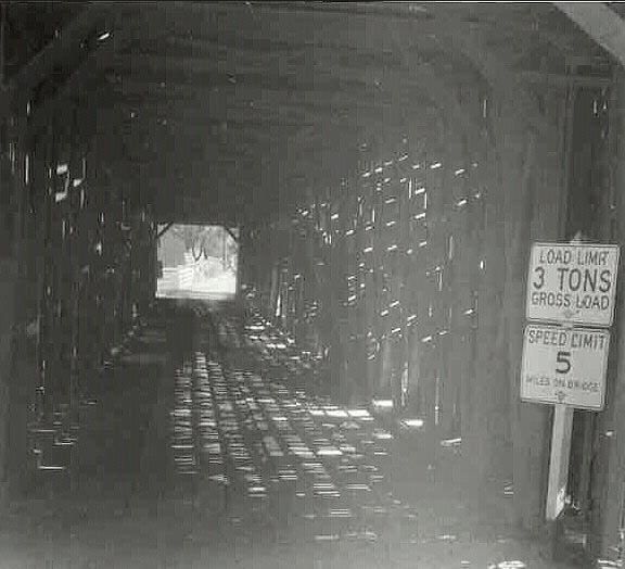 Old covered bridge