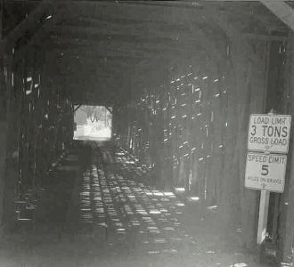 Old covered bridge