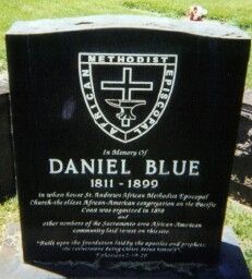 Gravestone of Daniel Blue