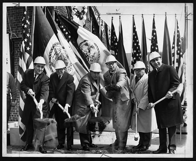 Officials man the shovels with a vengeance at...