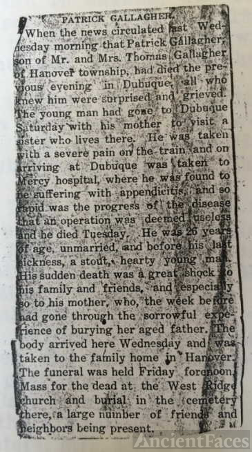 Patrick Gallagher Obituary