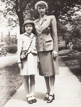 Belle Keith Corn with her mother Aldeth Marvelle 