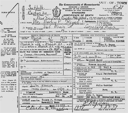 Death Certificate