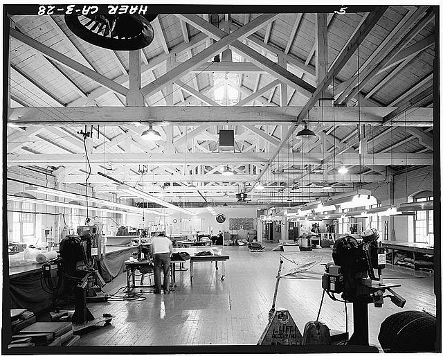 6. Building No. 53, second floor, Sail Loft, west end,...