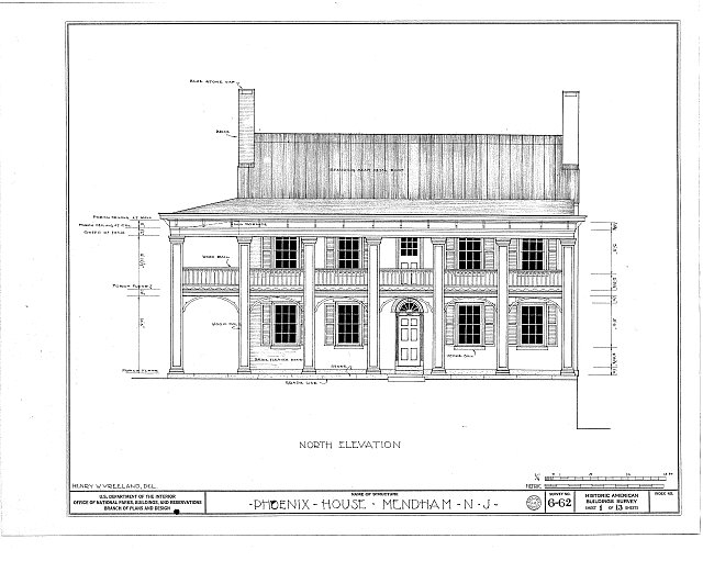 HABS NJ,14-MEND,1- (sheet 1 of 13) - Ladies Seminary,...