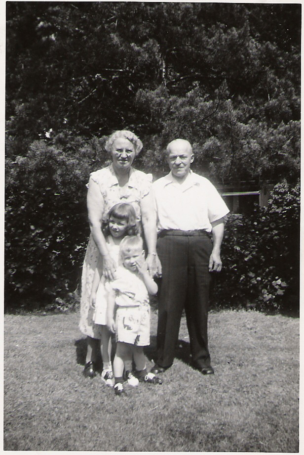 Matilda, George, Sandra and William Burlein
