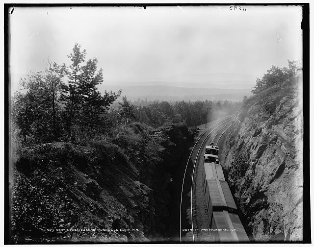 North from Pocono Tunnel, D.L. & W.R.R.