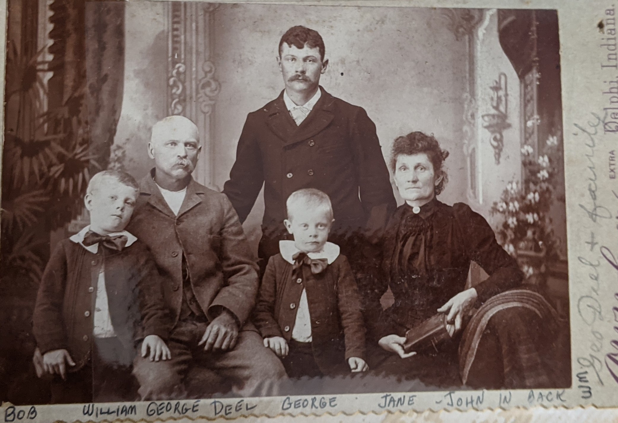 William George Deel and family