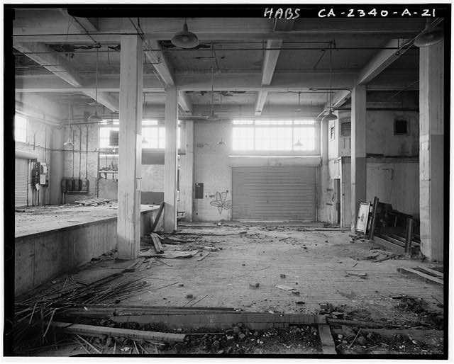 Interior view of first floor of American Railway Express...