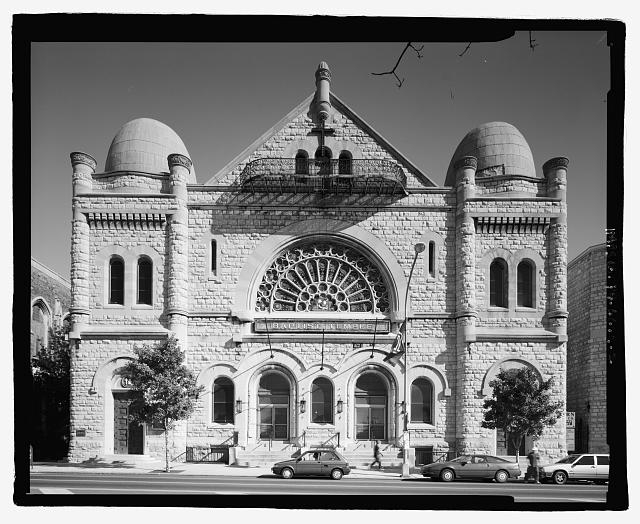 Elevation, looking east - Baptist Temple, North Broad...