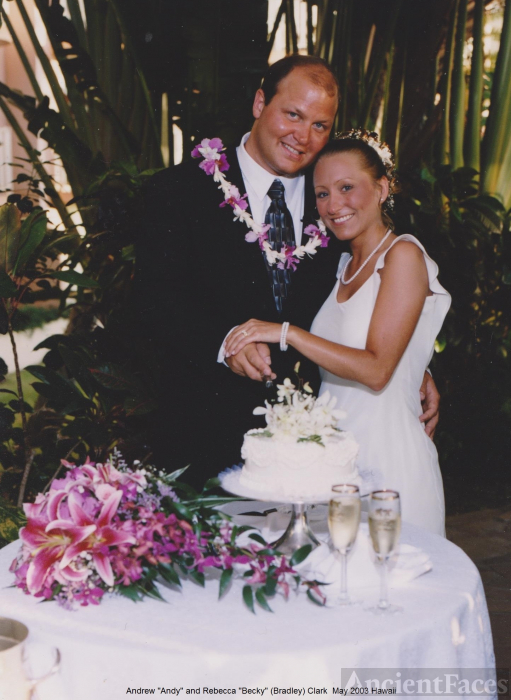 Andy and Becky Clark in Hawaii, 2003