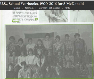 Stephen McDonald--U.S., School Yearbooks, 1900-2016(1980)freshman