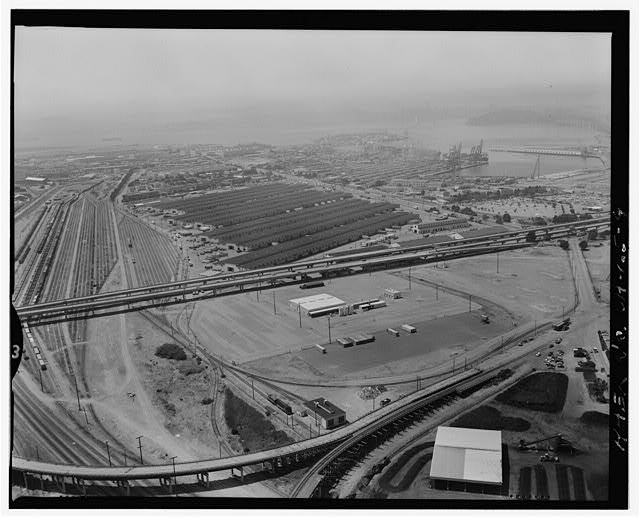 9. Aerial Photograph, View of Oakland Army Base - Oakland...