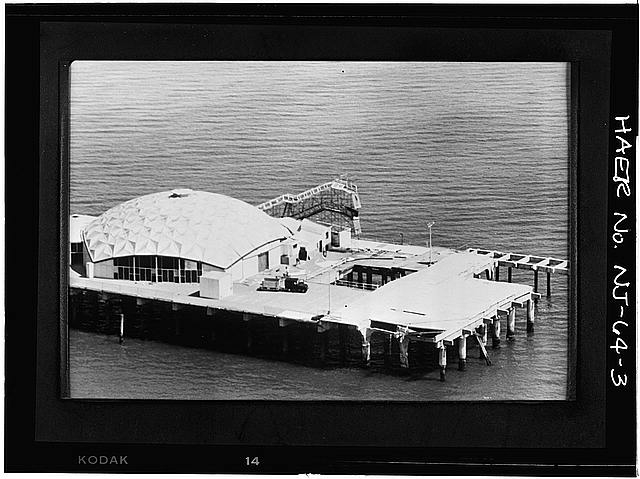 3. AERIAL VIEW OF OCEAN END OF PIER, LOOKING NORTHEAST -...
