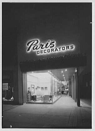 Paris Decorators, business in White Plains, New York....