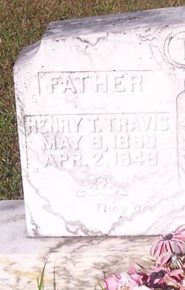 Henry T. Travis's Headstone