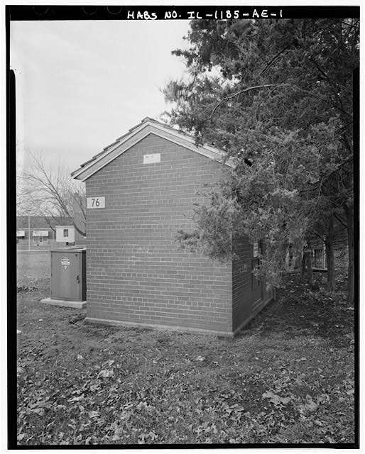 View from southwest - Chanute Air Force Base, Utility...