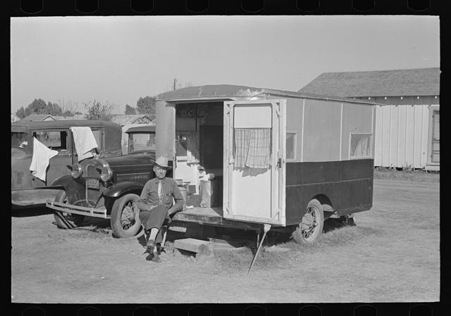 Former cowboy living in trailer home in midst of migrant...